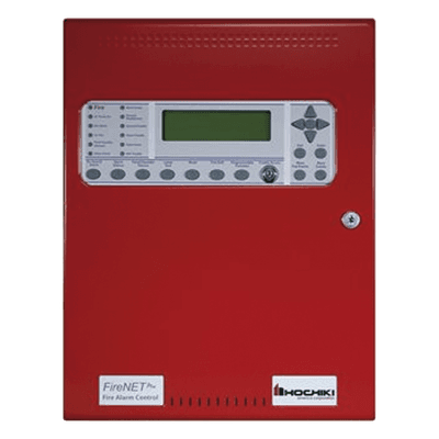 Panel De Detección De Incendio, Direccionable, 1 Lazo SLC, 127 puntos/bases sonoras por lazo, En Español, No Dialer, No Tarjeta Red, No Expandible, Color Rojo, Estandar, 120V, Serie FireNET Plus® (0100-16262)