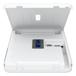 Dream Wall Cloud Gateway 10G Diseñado para Montaje en Pared con WiFi 6 Integrado, Switch PoE de Alta Potencia y Compatibilidad Total con Aplicaciones UniFi