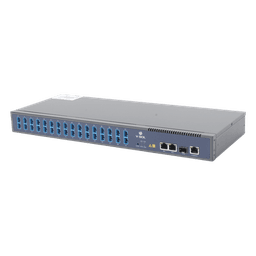 OLT de 1 GPON puerto con Splitter de 1 a 32 SC/UPC Incluido  + 3 puertos Uplink (2 puertos Gigabit Ethernet + 1 puerto SFP/SFP+) , hasta 128 ONUS