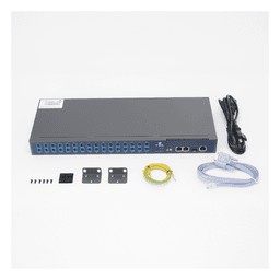 OLT de 1 GPON puerto con Splitter de 1 a 32 SC/UPC Incluido  + 3 puertos Uplink (2 puertos Gigabit Ethernet + 1 puerto SFP/SFP+) , hasta 128 ONUS