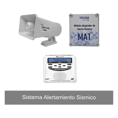 KIT de Alertamiento SISMICO con Audio Oficial SASMEX