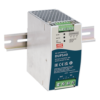 UPS PARA CD / 24VCD 40A / RIEL DIN / PARA BATERÍAS DE 4 A 135 AH