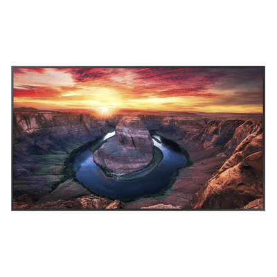 Pantalla Profesional LED de 55" para marketing digital / UHD 4K (3840x2160p) / Entradas de Video HDMI / uso 24/7 / Compatible VESA 200x200 / compatible con plataforma de gestion Samsung VXT