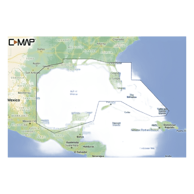 M-NA-Y204-MS C-MAP REVEAL del Golfo de México y Bahamas
