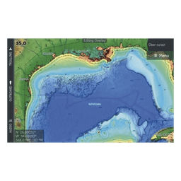 M-NA-Y204-MS C-MAP REVEAL del Golfo de México y Bahamas