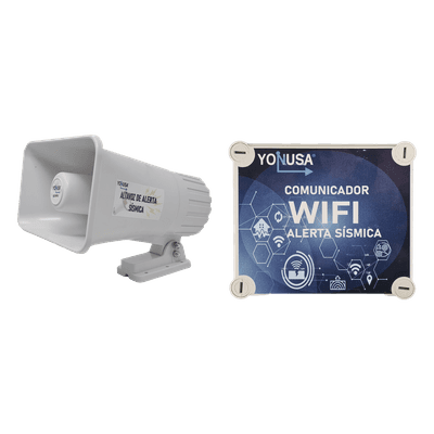 KIT de Alertamiento SISMICO con Audio Oficial SASMEX por WIFI