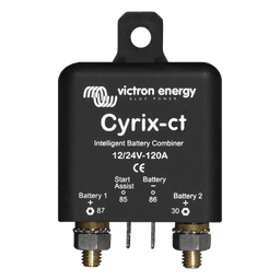 Cyrix-CT 12/24 V 120 A / Combinador Inteligente de Baterías en Vehículos y Embarcaciones