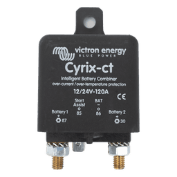Cyrix-CT 12/24 V 120 A / Combinador Inteligente de Baterías en Vehículos y Embarcaciones
