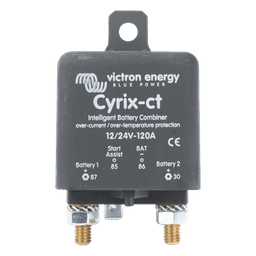 Cyrix-CT 12/24 V 120 A / Combinador Inteligente de Baterías en Vehículos y Embarcaciones