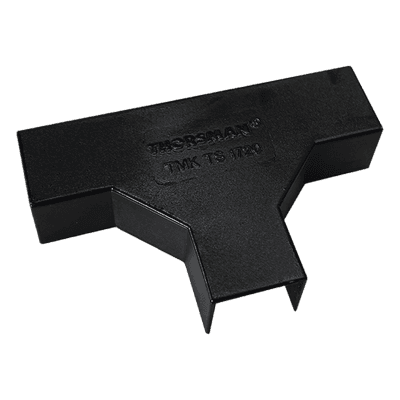 Sección en "T" Color Negro de PVC Auto Extinguible, Para Canaleta TMK-1720-N-CC (5240-02003)