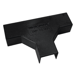 Sección en "T" Color Negro de PVC Auto Extinguible, Para Canaleta TMK-1720-N-CC (5240-02003)