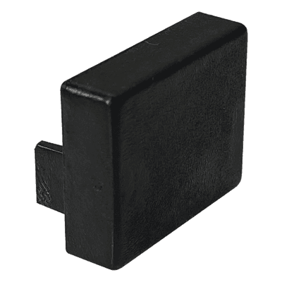 Tapa Final en Color Negro de PVC Auto Extinguible, Para Canaleta TMK-1720-N-CC (5290-02003)