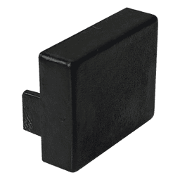 Tapa Final en Color Negro de PVC Auto Extinguible, Para Canaleta TMK-1720-N-CC (5290-02003)