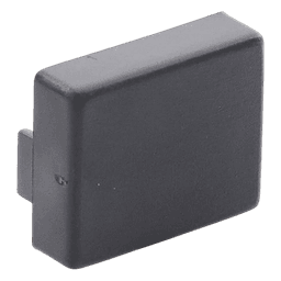 Tapa Final en Color Negro de PVC Auto Extinguible, Para Canaleta TMK-1720-N-CC (5290-02003)