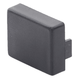 Tapa Final en Color Negro de PVC Auto Extinguible, Para Canaleta TMK-1720-N-CC (5290-02003)