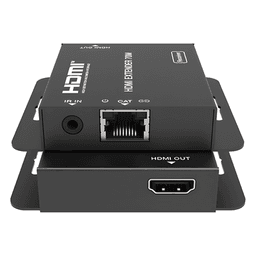 Splitter HDMI 1x4 / 4K@30Hz 4:4:4 / 1080p@60Hz / Extensión 40 m (131.2 ft) Cat6 / PoC / HDCP 1.4