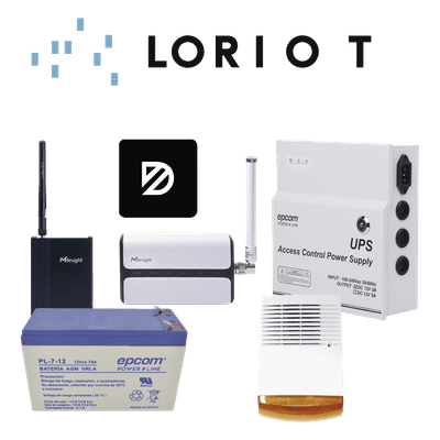 KIT INICIAL PARA ALARMA VECINAL DE LARGO ALCANCE CON LORAWAN