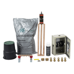 Kit de tierra Física Modelo TG45K con Electrodo Magnetoactivo 50 x 11.5 cm, Capacidad Max: 45 AMP