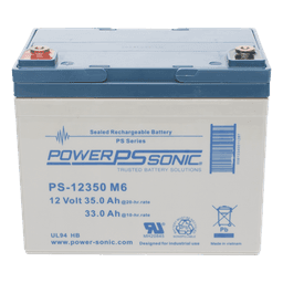 Batería 12V, 35AH, Para Respaldo, Tecnologías AGM/VRLA, 5 Años Vida Útil, Terminales M6, Reconocida UL   