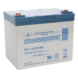Batería 12V, 35AH, Para Respaldo, Tecnologías AGM/VRLA, 5 Años Vida Útil, Terminales M6, Reconocida UL   