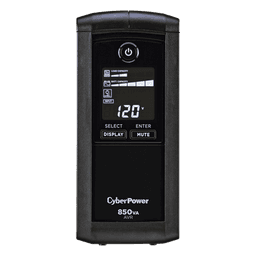 UPS Línea Interactiva / 850 VA / 510 W / 9 Tomas NEMA 5-15R / Pantalla LCD / Supresión 1080 J / Mini Torre