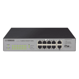 SWITCH DE RED POE 10 PUERTOS OPTIMIZADO P/ REDES DANTE