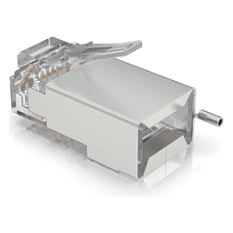 Paquete de 100 Conectores RJ45 Blindados Diseñados para Cables Ethernet UISP (UISP Cable Pro y Cable Carrier)