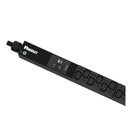 PDU Básico para Distribución de Energía, Enchufe de Entrada NEMA L15-30P, Con 30 Salidas C13 y 6 C19, de Instalación Vertical, 208 Vca, 30 Amp
