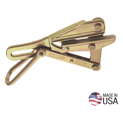 Tensor Grillo tipo Chicago™ para Cable Desnudo (ACSR, AAC, Cobre), de 19 a 22 mm (0.74" a 0.86"). Carga Máxima Segura: 8000 lb (3629 kg).