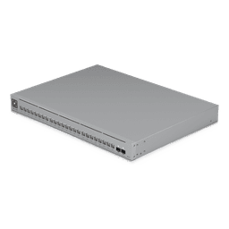 UniFi Switch Pro Max 24 POE, 24 puertos (8 puertos POE++ 2.5 GbE y 16 puertos GbE POE+), 2 puertos SFP+ 10G, 400W, pantalla táctil