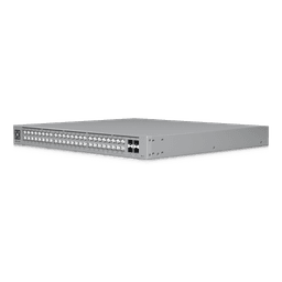 UniFi Switch Pro Max 48 POE, con funciones capa 3, 48 puertos (16 puertos 2.5 GbE (8 POE++ y 8 POE+) y 32 puertos 1 GbE (24 POE+ y 8 POE++)), 2 puertos SFP+ 10G, POE++ 720W, pantalla informativa
