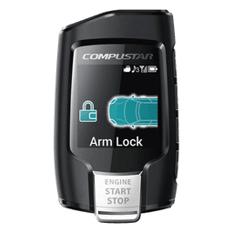 Control Remoto Bidireccional de cuatro botones con pantalla para Sistemas de alarmas Compustar