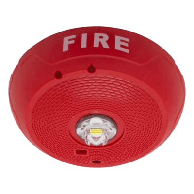 Lámpara estroboscópica LED para techo, sin bocina, candela seleccionable, color rojo, compatible con SpectrAlert