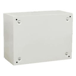 Gabinete de Acero IP66 Uso en Intemperie (400 x 300 x 300 mm) con Placa Trasera Interior Metálica y Compuerta Inferior Atornillable (Incluye Chapa y Llave T). Ideal para Centros de Carga y Tableros de Control.