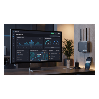 Datacake / Licencia Anual de Dashboard IoT / 12 Meses / Plataforma Sin Código / LoRaWAN + MQTT + Webhook / Monitoreo en Tiempo Real / Alertas Inteligentes
