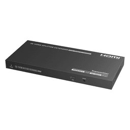 Kit Divisor y Extensor HDMI | 1x8 | Hasta 70 m |Resolución 4K @ 60 Hz |  Cat 6/6a/7 | IPCOLOR | CERO LATENCIA | Puerto S/PDIF | EDID | RS232 | Salida Loop / PoC