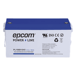 Batería de respaldo 12 V 150 Ah AGM | Certificada UL94-HB Retardo a la flama básica | Ciclo profundo | Para uso en aplicaciones fotovoltaicas y de emergencia | Terminales T5