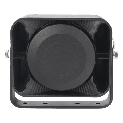 Bocina Compacta de Uso Rudo, 100 Watts de Potencia, Ideal para Vehículos de Encubierto, 8 Ohms de Impedancia