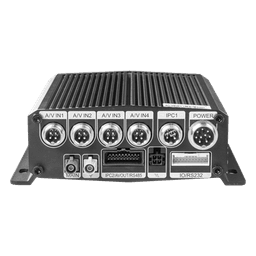 DVR Móvil / Multiplataforma / 4 Canales AHD + 2 canales IP/ Almacenamiento en Memoria Micro SD / H.265 / Chip IA Embebido / Soporta 4G / GPS
