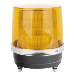 Burbuja Brillante de Larga Vida Útil, Con 150 LEDs, Color Ambar, Domo Ambar, 110 Vca