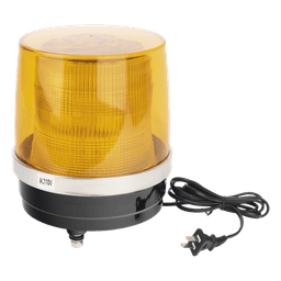 Burbuja Brillante de Larga Vida Útil, Con 150 LEDs, Color Ambar, Domo Ambar, 110 Vca