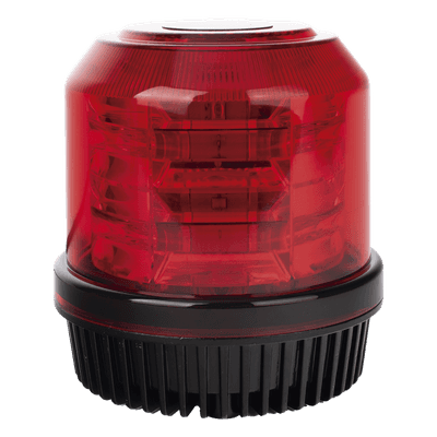 Burbuja brillante de 12 LEDs, color rojo, montaje fijo