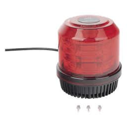 Burbuja brillante de 12 LEDs, color rojo, montaje fijo