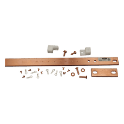 Barra de Tierra Física para Rack 19" (482.6 mm) / 1 UR / Aleación de Cobre 110 Estañado / Espesor 6 mm / Cumple EIA-310-D / Incluye Kit de Montaje