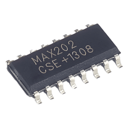 Circuito Integrado, Tranceptor +5 V RS-232, 2 Drivers, 2 Receivers, SOIC16.