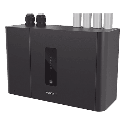 Detector de Humo por Aspiración / Direccionable / 1 Zona / 4 Tuberías 