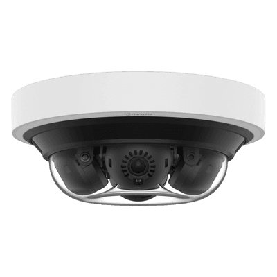 Camara IP Multisensor 16MP (4 Sensores de 4MP)/ WDR 120DB/ Lente fijo 3.19mm/ Inteligencia Artificial/ POE+/ IP66/ NEMA 4X/ IK10/ MICROSD/ IR 15M/ NDAA