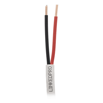 Bobina de Cable 305 Metros (1000 Pies): 6 x 22 AWG, Color Blanco, CMR, Para Sistemas de Seguridad y Alarmas