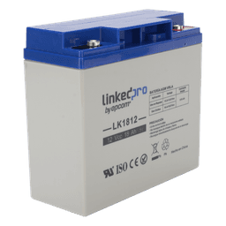 Batería de respaldo 12 V  |  18 Ah  |  AGM | Especial para Seguridad Electrónica | UPS | Sistemas de Emergencia | Vida útil 5 años | Terminales T1 