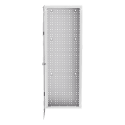 Gabinete Multipropósito de Montaje en Pared, de 42 in de Altura, Con Puerta Reversible, Fabricado en Acero, Color Blanco 